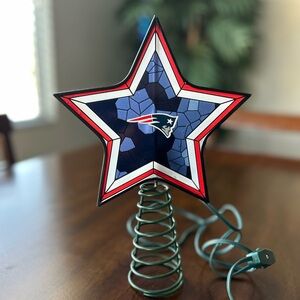 New England Patriots Mosaic tree topper